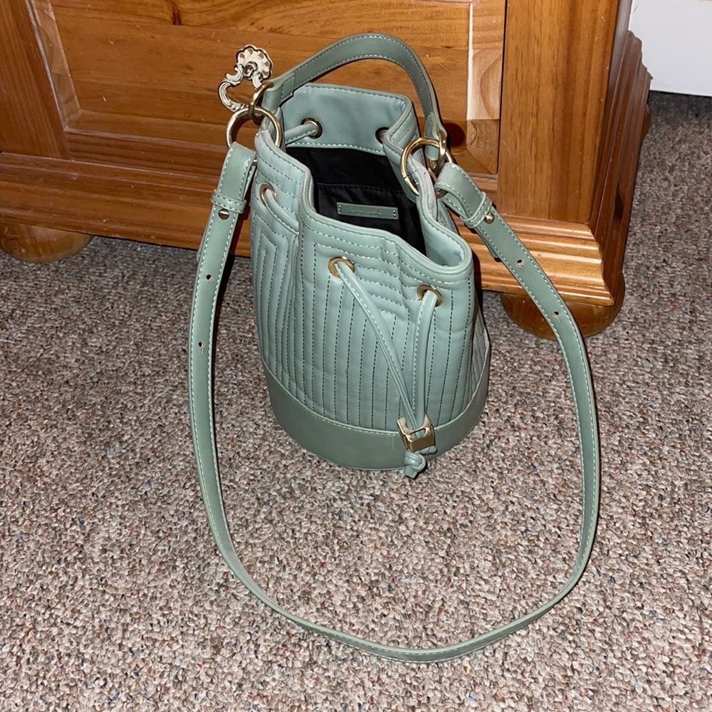 Zara light green crossbody bag